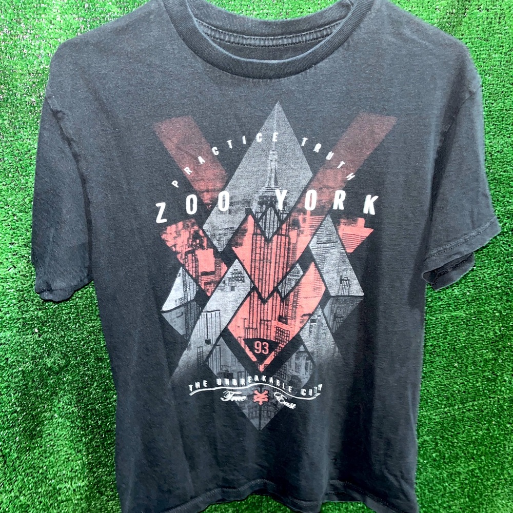 Zoo York Practice Truth Black Shirt M Skateboards Surf Streetwear